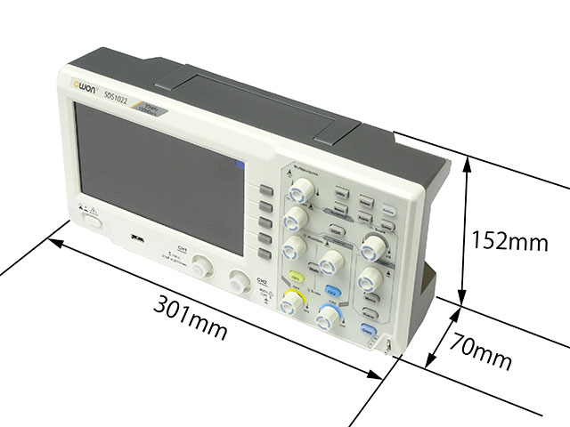 OWON SDS1000シリーズ ベンチトップ・デジタル・オシロスコープ（型番:SDS1202, 200MHz, 2CH）