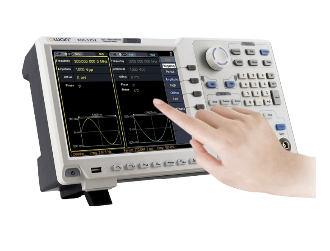 OWON XDG3000シリーズ　任意波形ファンクション・ジェネレータ
