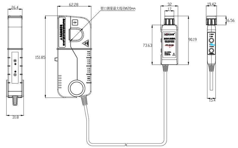 PINTECH社 高周電流プローブ PTシリーズ