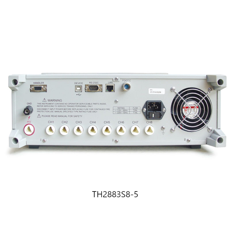 インパルス巻線試験機 TECHMIZE 型式：TH2883Sシリーズ