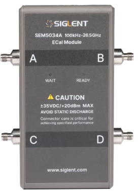 SIGLENT社（シグレント） E-CALモジュール 型式：SEM5034A（4 ports, 100 kHz~13.5 GHz, 3.5 mm female ）