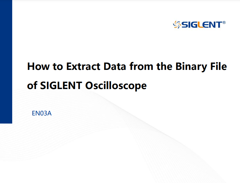 Siglentオシロスコープのバイナリファイルからデータを抽出する方法