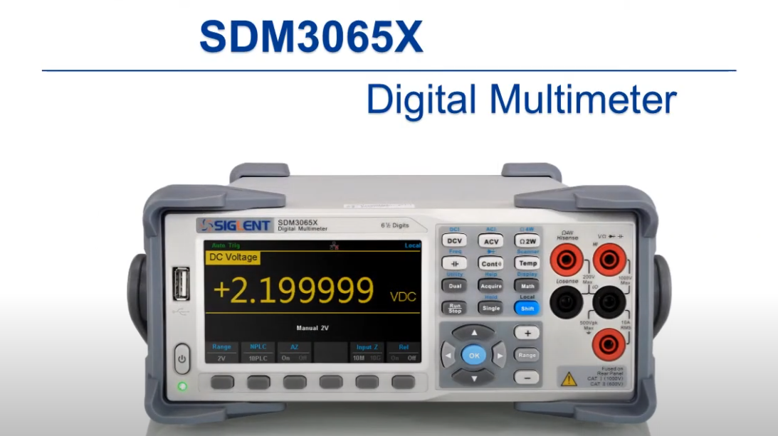 SIGLENT社（シグレント）SDM3065 マルチメーター動画紹介