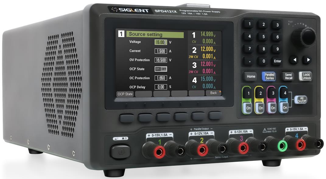 SIGLENT （シグレント）プログラマブル直流電源 SPD4000Xシリーズ