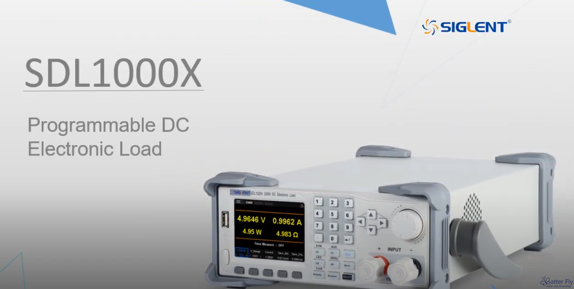 SIGLENT社（シグレント）SDL1000X 電子負荷　動画紹介