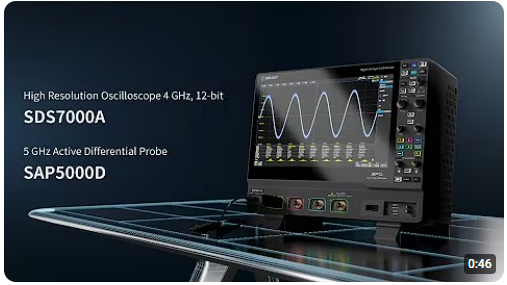 SISIGLENT社（シグレント）SDS7000A 最大6GHz 12ビット オシロスコープ紹介動画