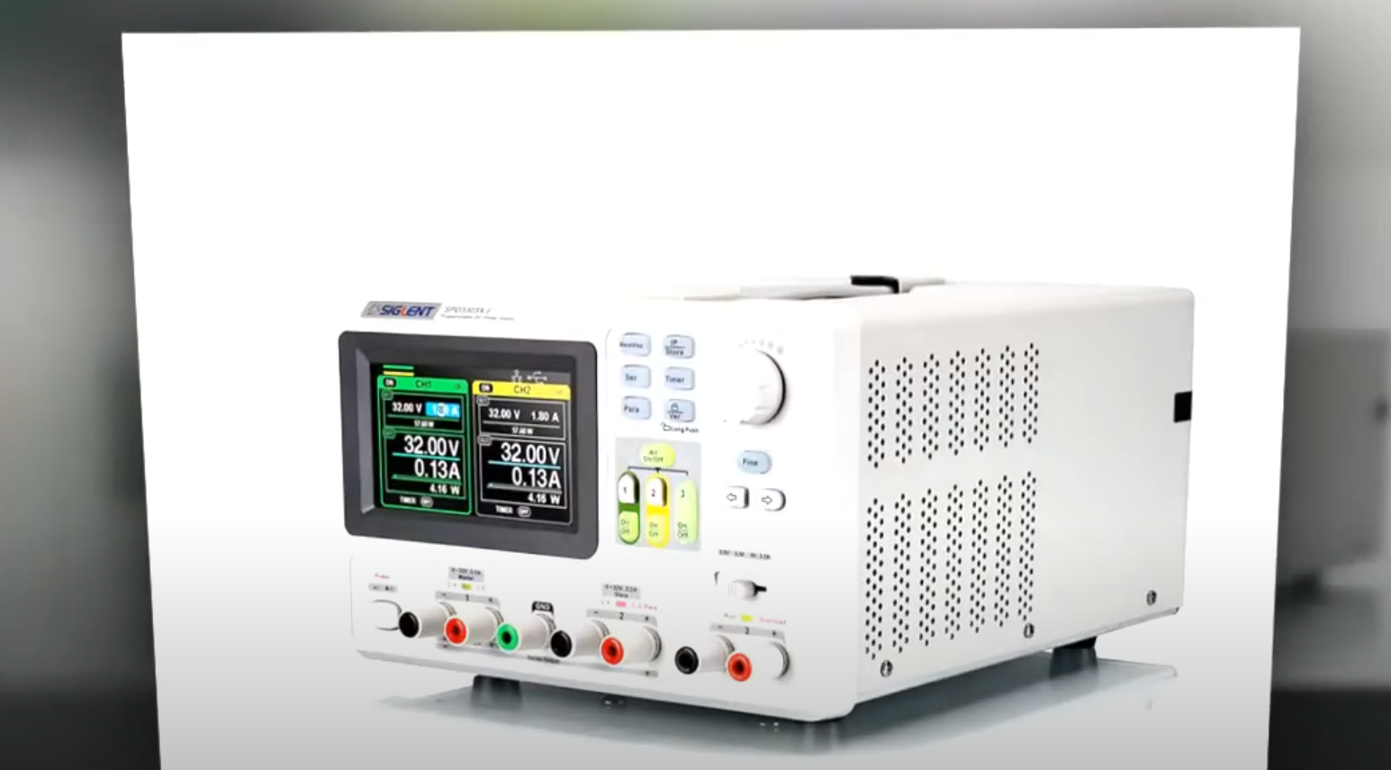 SIGLENT社（シグレント）SPD3000X プログラマブルDC電源動画紹介