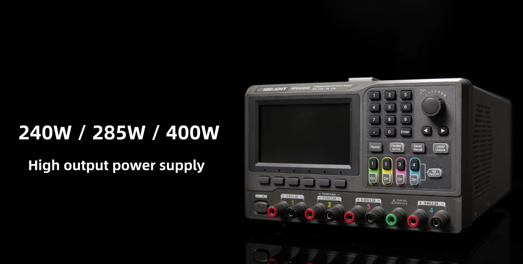 SIGLENT社（シグレント）SPD4000X プログラマブル・リニアDC電源動画紹介
