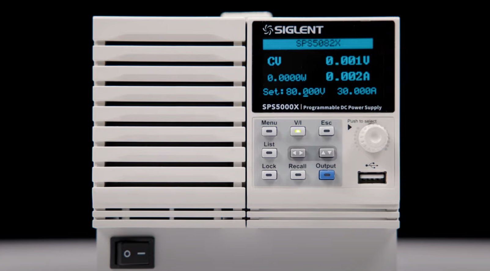 SIGLENT社（シグレント）SPS5000X スイッチングDC電源動画紹介