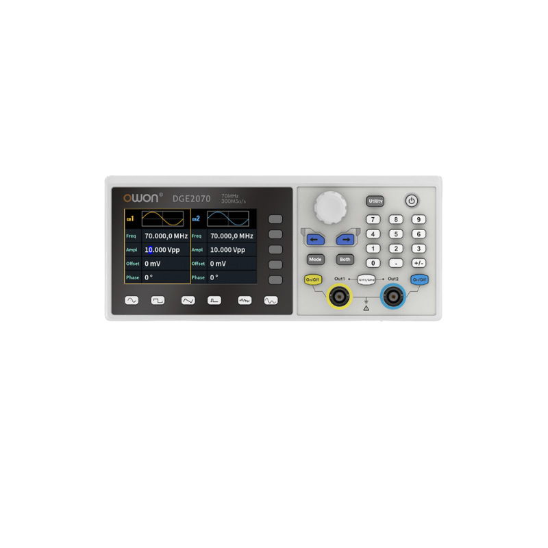 OWON(オウオン) DGE2000シリーズ, 任意波形ファンクションジェネレータ