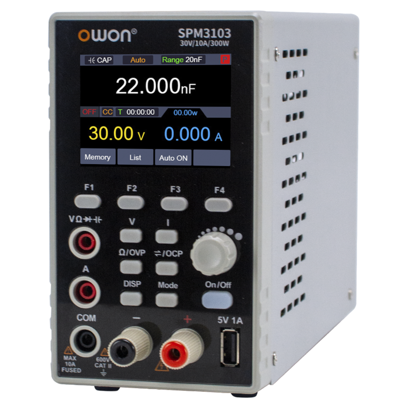 OWON(オウオン) SPMシリーズ, DC電源 & マルチメーター
