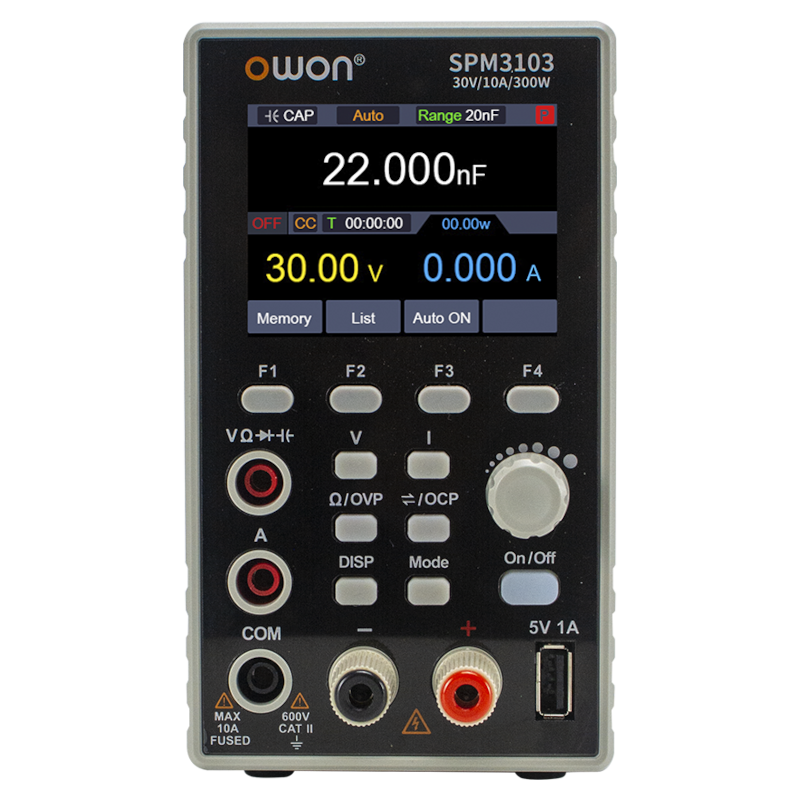 OWON(オウオン) SPMシリーズ, DC電源 ＆ マルチメーター