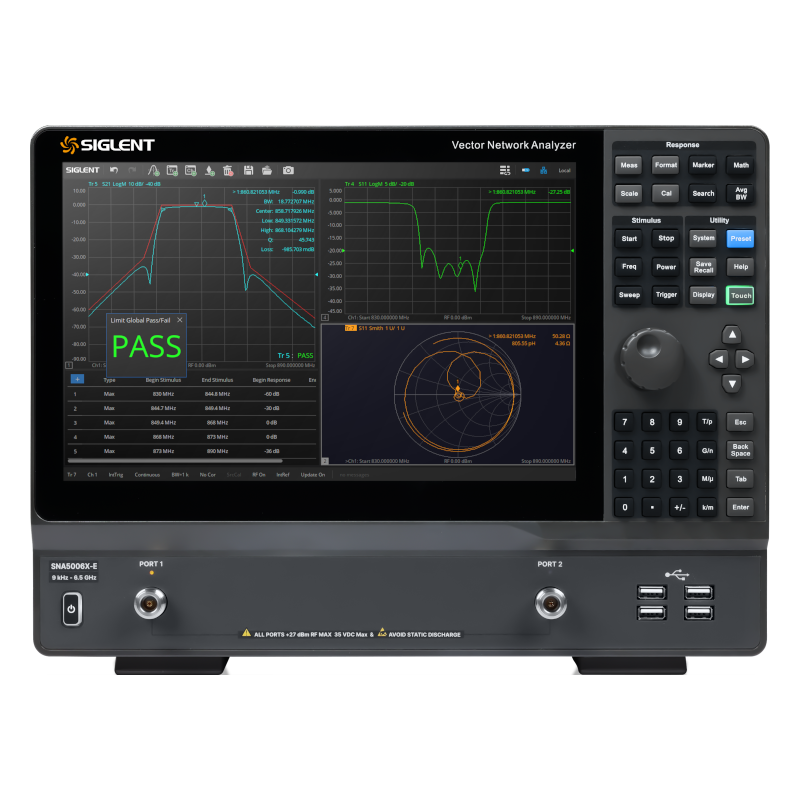 SIGLENT (シグレント) SNA5000X-Eシリーズ ベクトル・ネットワーク・アナライザ