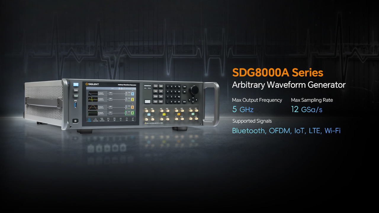 SIGLENT (シグレント) SDG8000Aシリーズ 任意波形ジェネレータ 紹介ビデオ（英語版）