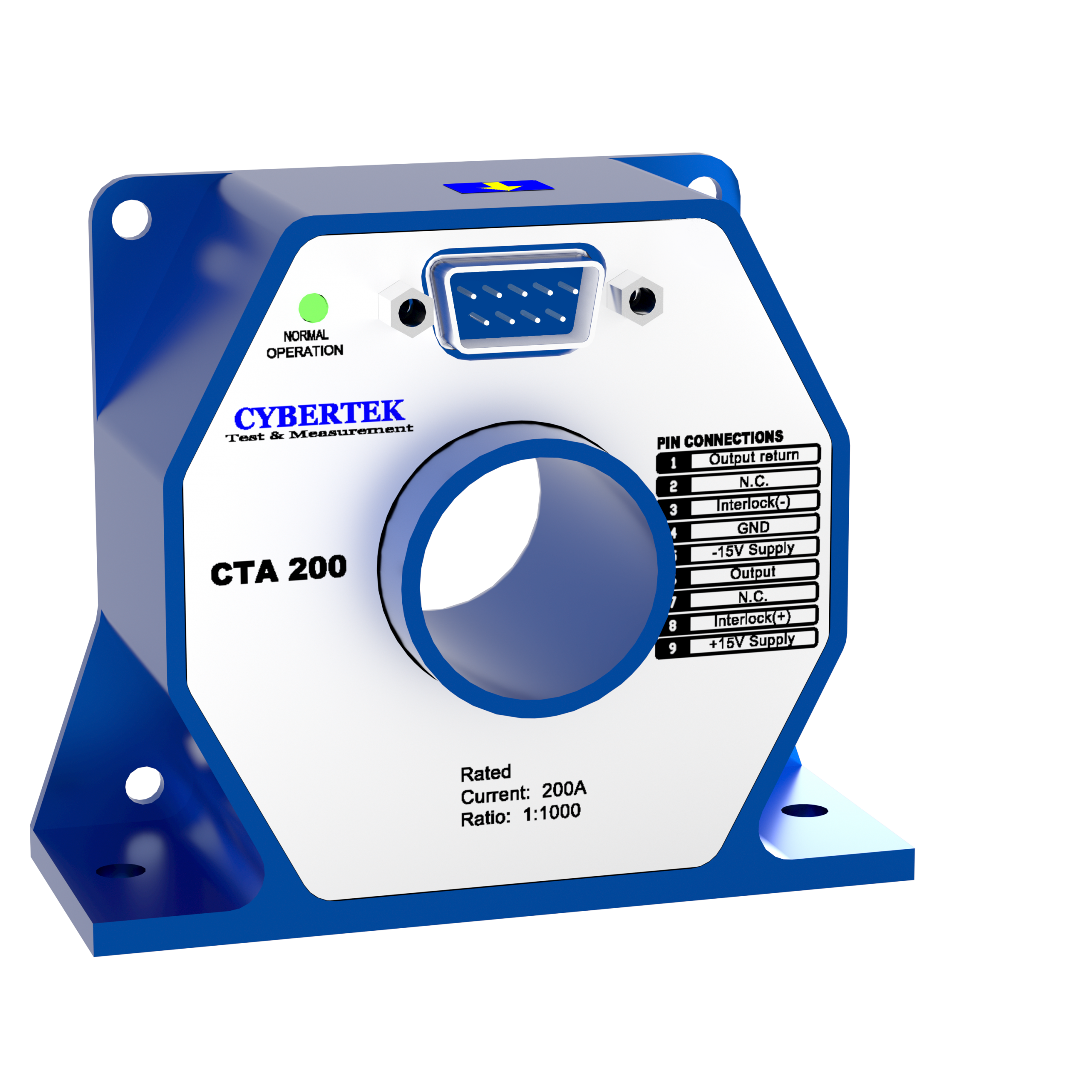 CYBERTEK CTAシリーズ フラックスゲート電流センサ(電流出力)