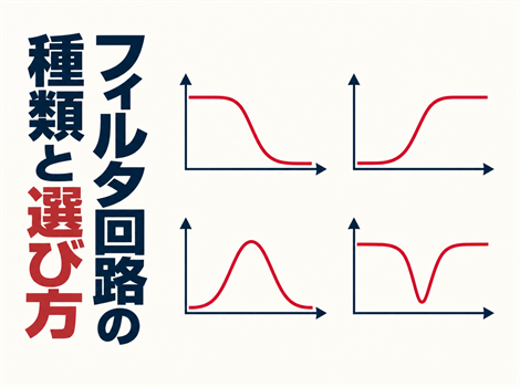 フィルタ回路の種類と選び方