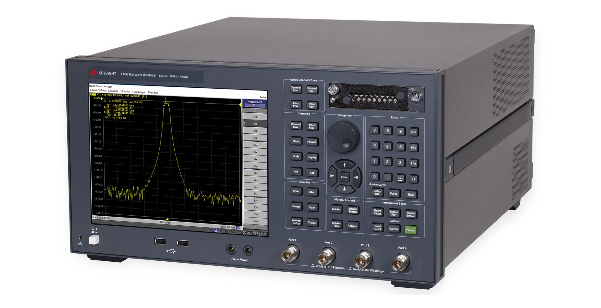 中古 Keysight E5071C ネットワークアナライザ 販売