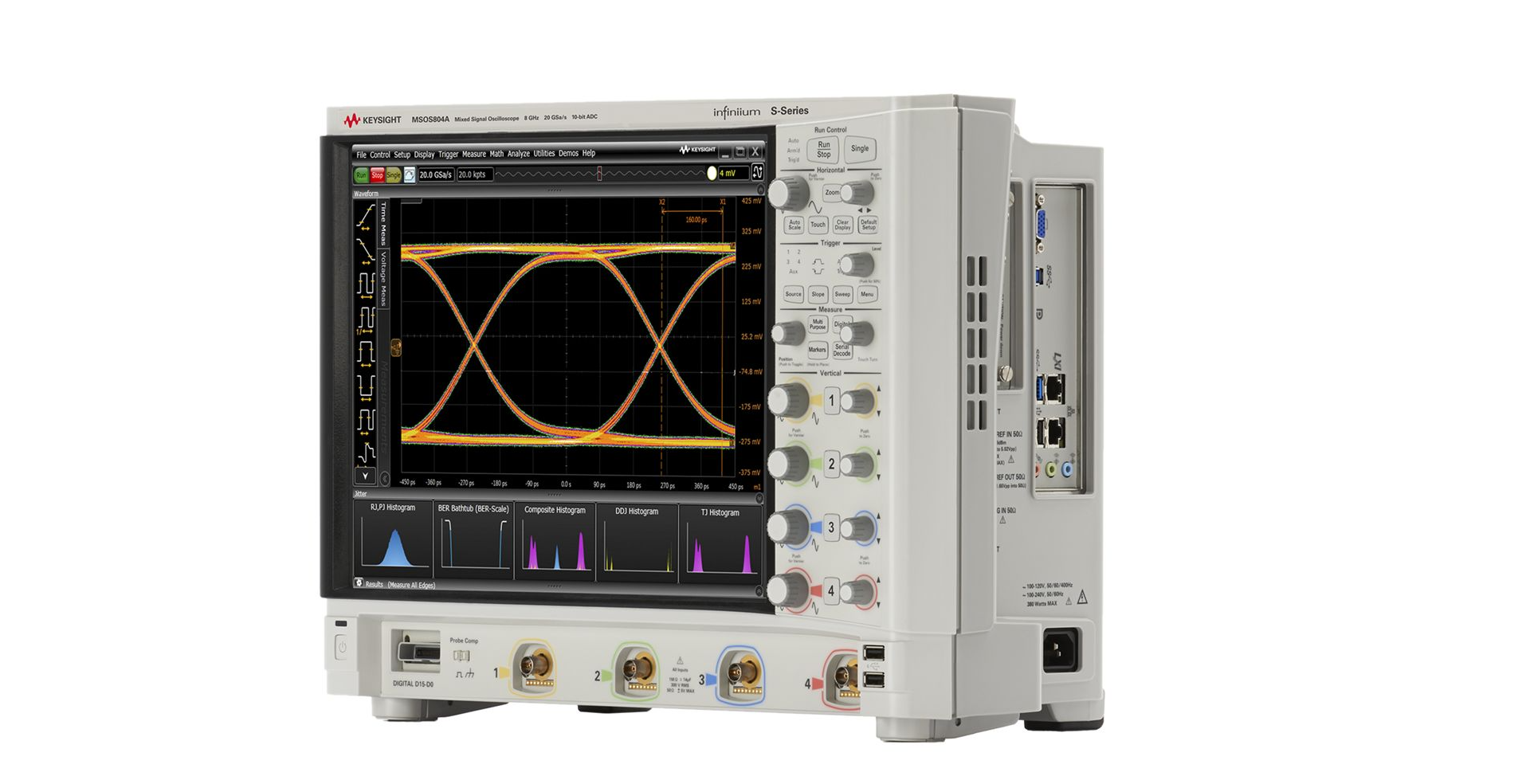 中古 Keysight InfiniiVision MSOS804A ミックスドシグナル・オシロスコープ