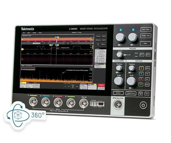 中古 Tektronix 2シリーズ MSO ポータブル・ミックスドシグナル・オシロスコープ